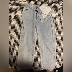 Maniere De Voir Light Blue Women's Mom Jeans